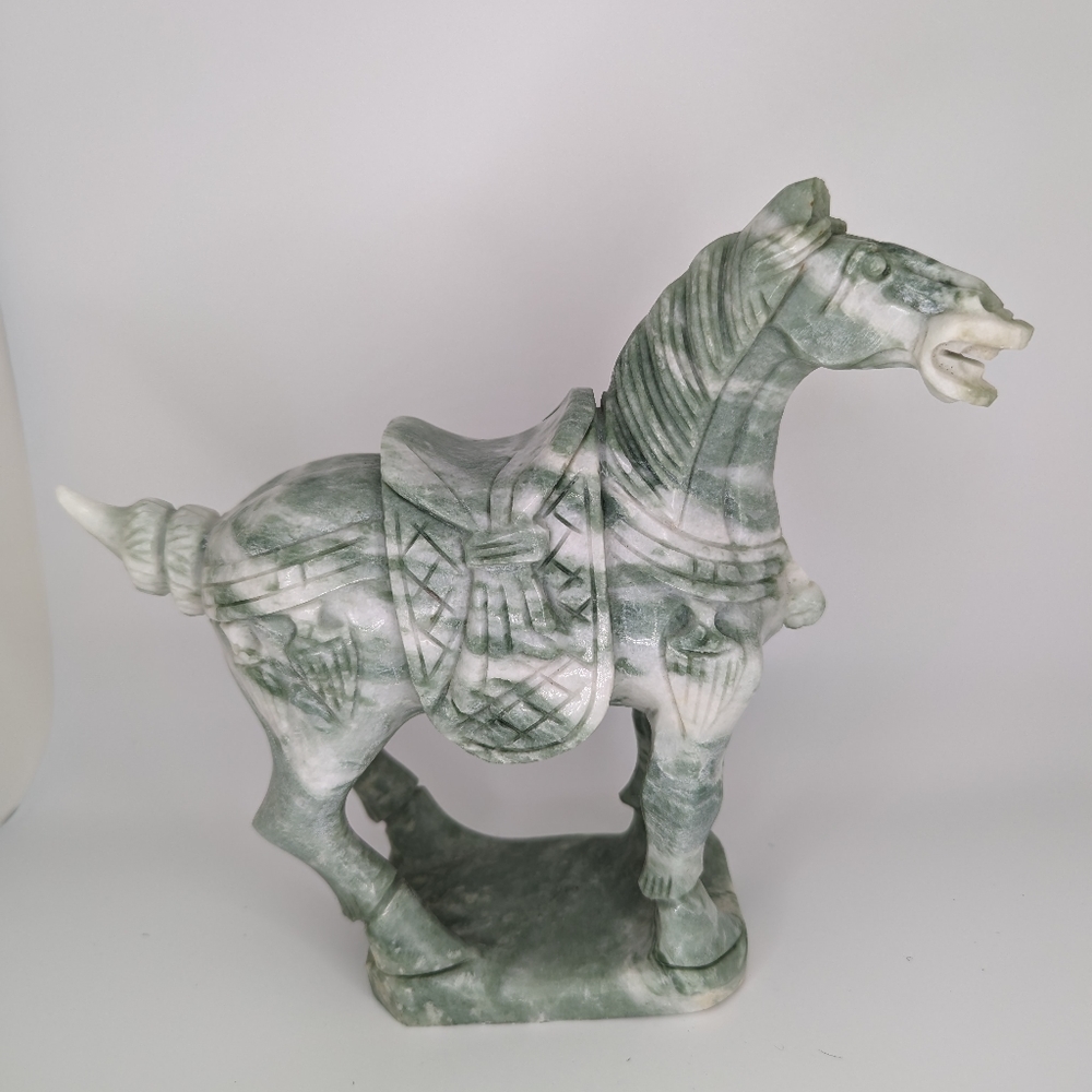 Chinese Carved Marble Horse Statue